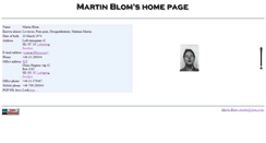 Desktop Screenshot of martin.blom.org
