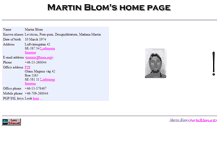 Tablet Screenshot of martin.blom.org